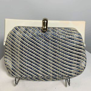 SMco Womens Clutch Purse Evening Bags Classic Blue